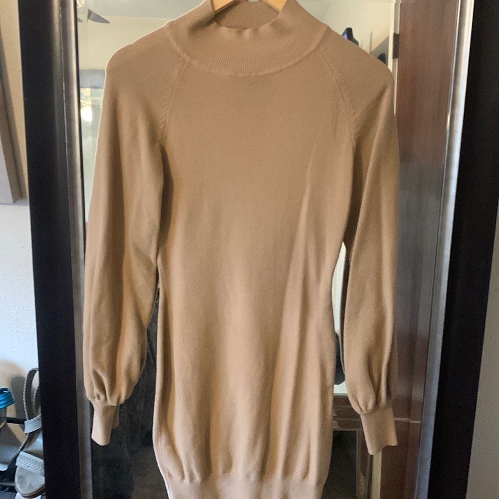 Beige Sweater Dress. Woman’s size S. Small